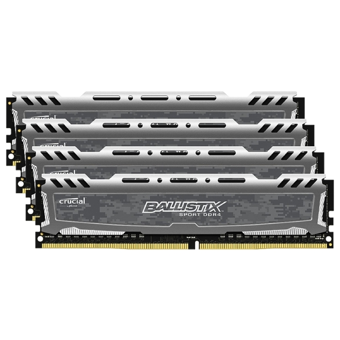 Память DDR4 4x4Gb 2400MHz Crucial BLS4C4G4D240FSB RTL PC4-19200 CL16