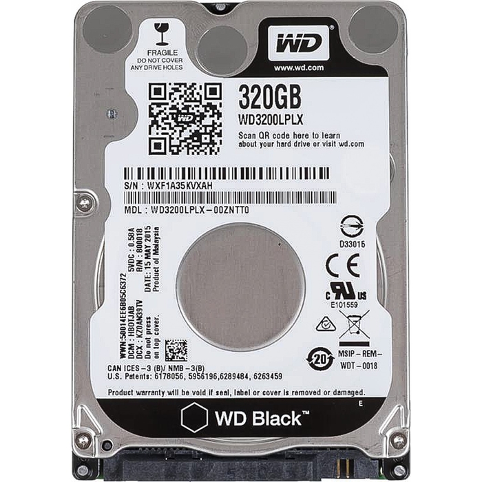 Жесткий диск WD Original SATA-III 320Gb WD3200LPLX Black