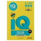 Бумага цветная А4 500 л, IQ COLOR, 80 г/м2, желтый, CY39 - фото 1277567