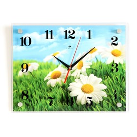 Wall clock, series: Flowers, 