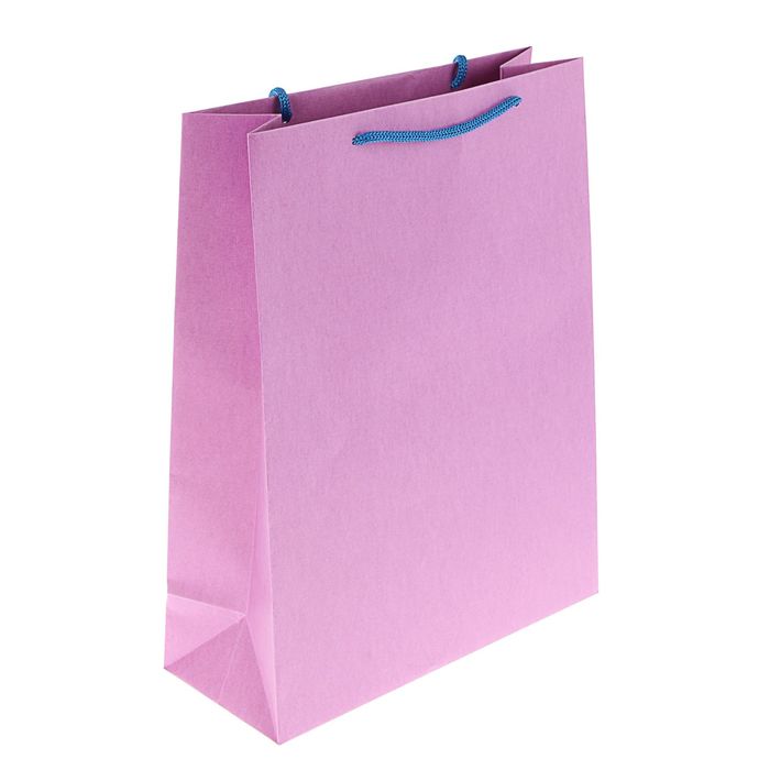 Пакет подарочный 32 х 25 х 10 см, фиолетовый