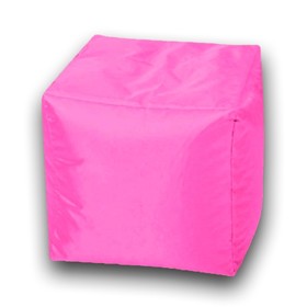 Пуфик Куб мини, ткань нейлон, цвет розовый