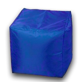 Пуфик Куб мини, ткань нейлон, цвет синий