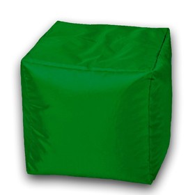 Пуфик Куб макси, ткань нейлон, цвет зеленый