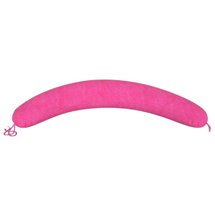 Подушка для беременных Прямая, ткань плюш, цвет розовый, холлофайбер