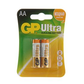 {{photo.Alt || photo.Description || 'Батарейка алкалиновая GP Ultra, AA, LR6-2BL, 1.5В, блистер, 2 шт.'}}