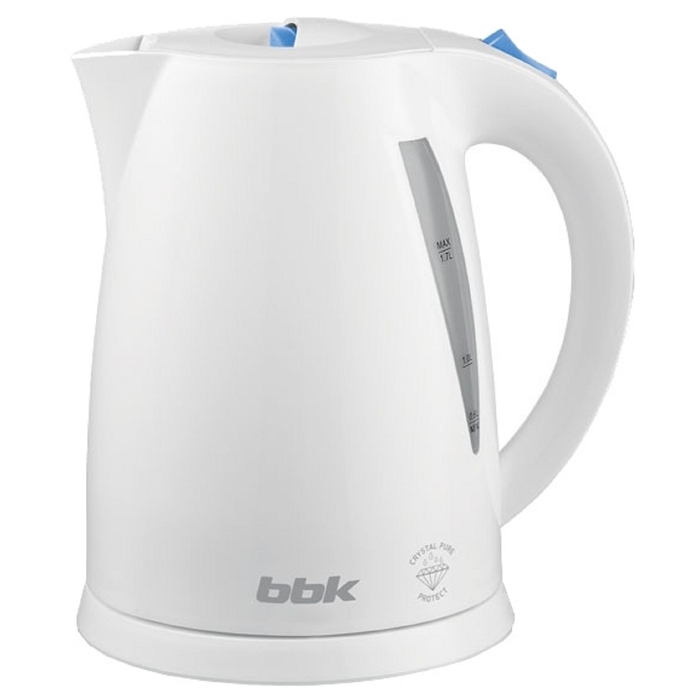 Чайник электрический BBK EK1707P, 2200 Вт, 1.7 л, белый