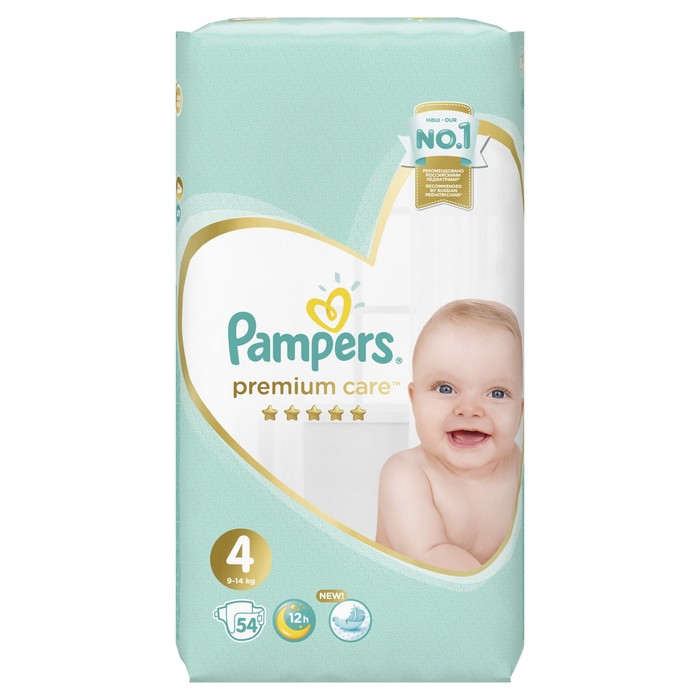 Подгузники Pampers Premium Care Maxi 7–14 кг, 52 шт