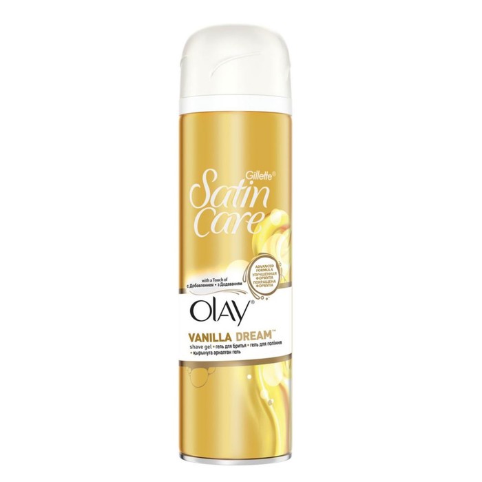 Гель для бритья Gillette Satin Care Olay Vanilla Dream, 200 мл