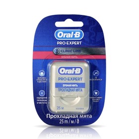 Зубная нить Oral-B Pro-Expert Clinic Line "Прохладная мята", 25 м 1543877