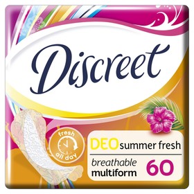 Ежедневные прокладки Discreet Deo Summer Fresh Multiform, 60 шт.
