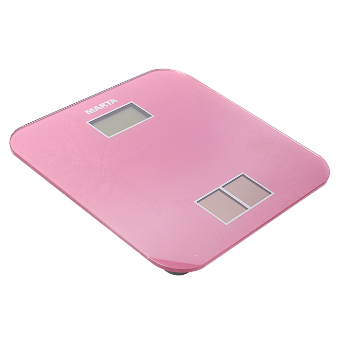 Весы напольные Marta MT-1663, электронные, до 180 кг, розовый
