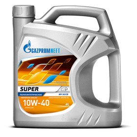 Масло моторное Gazpromneft Super 10W-40, 4 л 1412623