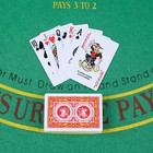 Карты игральные пластиковые "Casino", 54 шт, 8.8 х 5.8 см, 28 мкр, микс - фото 695876
