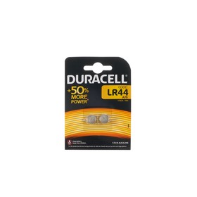 Батарейка алкалиновая Duracell, LR44 (А76, KA76, V13GA)-2BL, 1.5В, блистер, 2 шт. 1544077