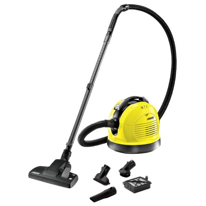 Пылесос Karcher VC 6, 600 Вт, 4 л, черный/желтый