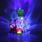 Игрушка световая "Дед мороз с елочкой" (батарейки в комплекте) 1 LED, RGB
