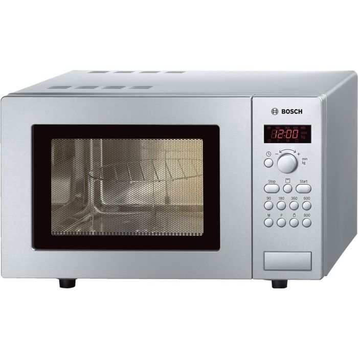 Микроволновая печь Bosch HMT 75G451R, 17 л, 800 Вт, серебристый