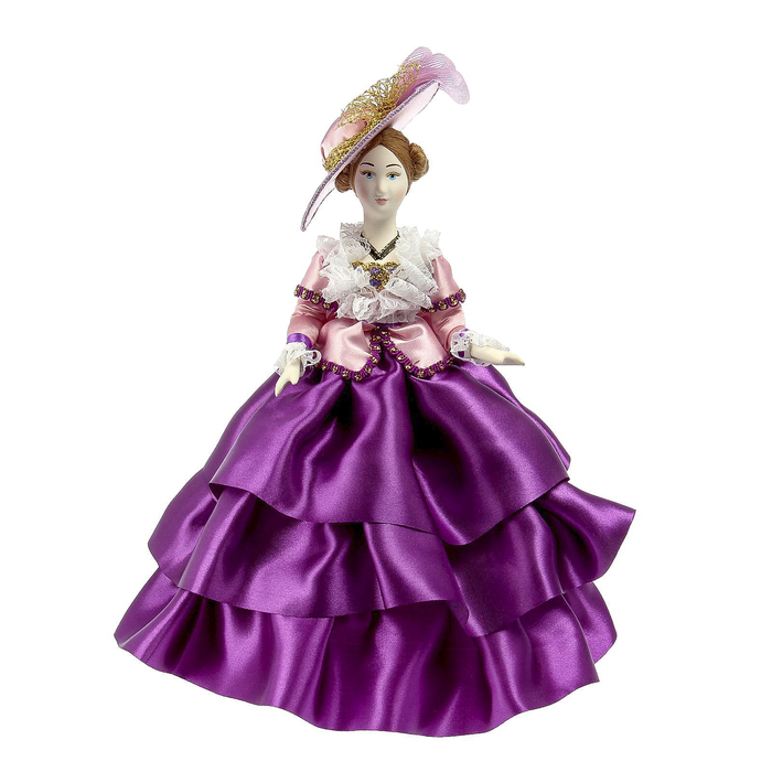 Купить куклу даму. Авторская кукла дама. Фарфоровая кукла шляпа прогулочный наряд. Испанские сувениры куклы.