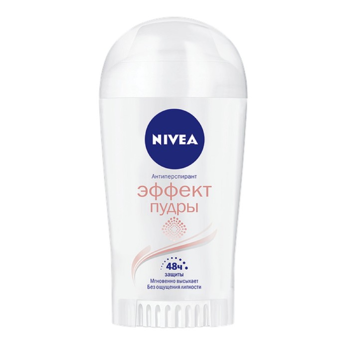 Дезодорант-антиперспирант Nivea &quot;Эффект пудры&quot;, женский, стик, 40 мл