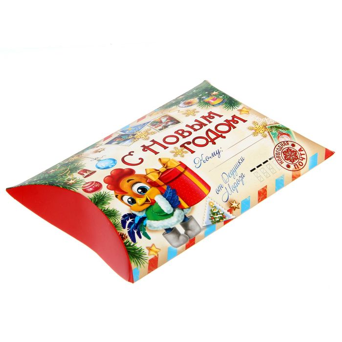 Коробка сборная фигурная "От Дедушки Мороза", 19 х 14 см
