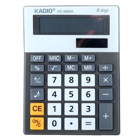 Калькулятор настольный, 8-разрядный, двойное питание, с мелодией, МИКС в Донецке