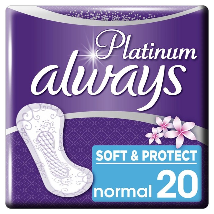 Прокладки на каждый день Always Normal Platinum Collection, 20 шт