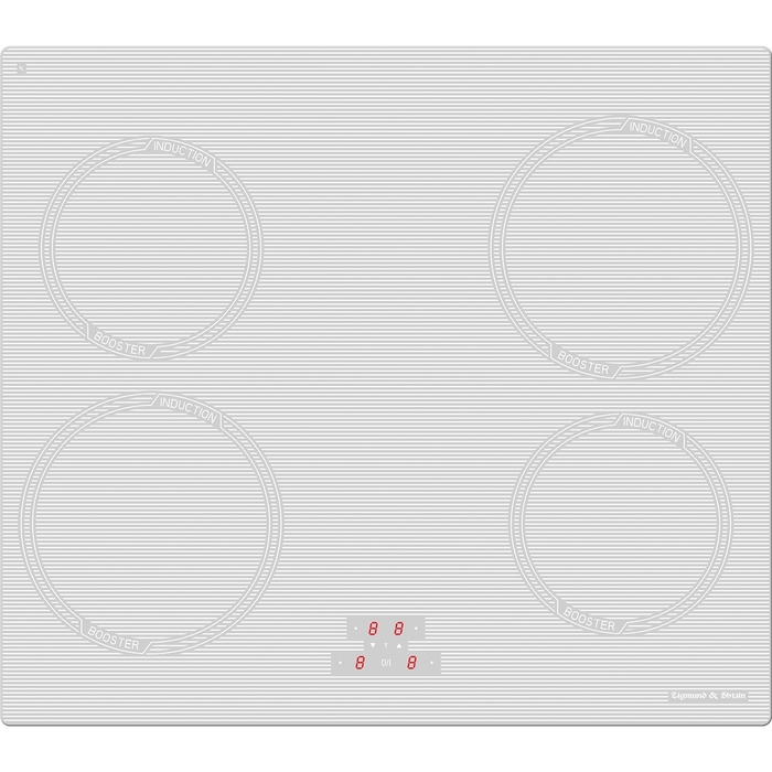 Варочная поверхность Zigmund &amp; Shtain  CIS 028.60 WX, электрическая, 4 конфорки, белый