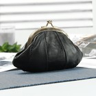 Косметичка на фермуаре, 1 отдел, цвет чёрный Косметичка на фермуаре, 1 отдел, цвет чёрный