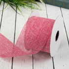 Лента из джута «Классика», 60 мм, 4,5 ± 1 м, цвет розовый Лента из джута «Классика», 60 мм, 4,5 ± 1 м, цвет розовый