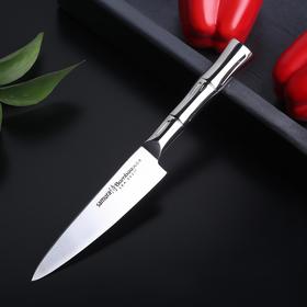 Нож кухонный универсальный Samura Bamboo, лезвие 12,5 см, сталь AUS-8