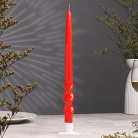 Candle flex, 2,3h 24,5 cm, red