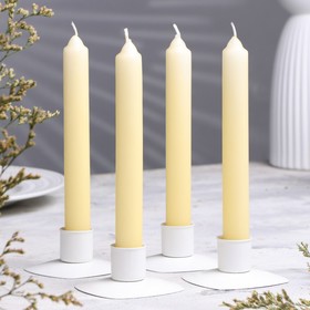 Набор свечей столовых ароматических "Персик", 4 штуки