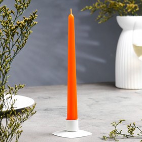 Antique orange candle