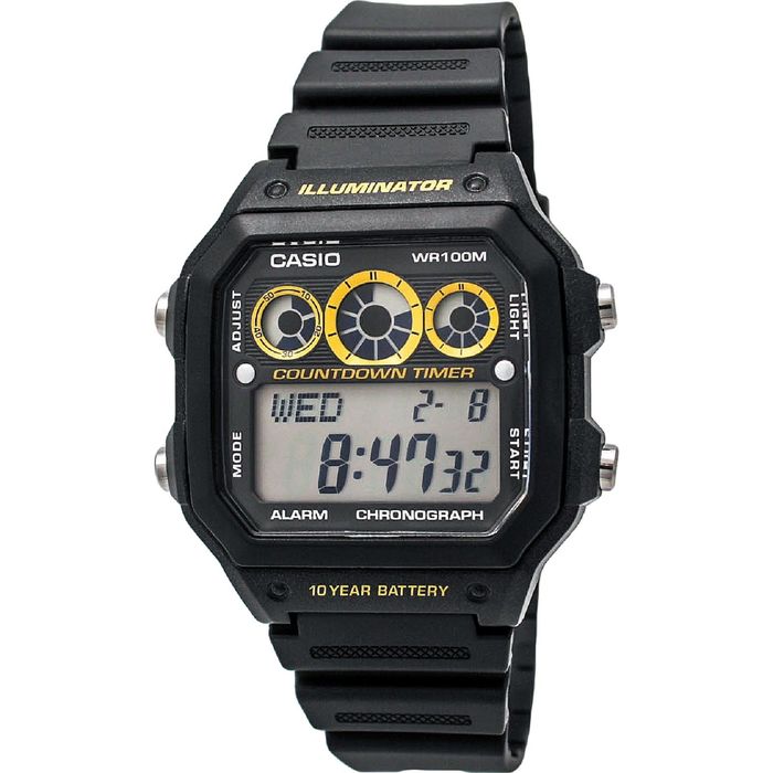 Часы наручные мужские CASIO AE-1300WH-1A