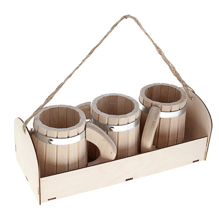 черпак 0,3 л, берёза. полка под пивные кружки. набор деревянных кружек. набор деревянных кружек. деревянный бокал.