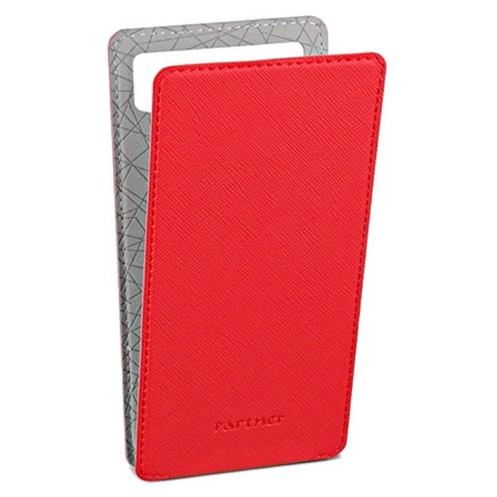 Чехол Partner Flip-case 4,5&quot;, красный  (размер 7*13.5 см)