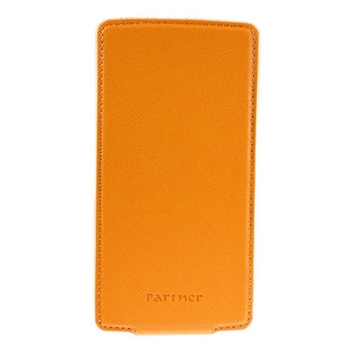 Чехол Partner Flip-case 4,5&quot;, оранжевый (размер 7*13.5 см)