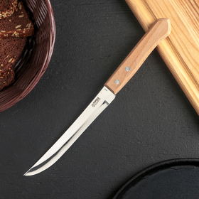 Нож кухонный поварской «Универсал», лезвие 15 см, с деревянной ручкой