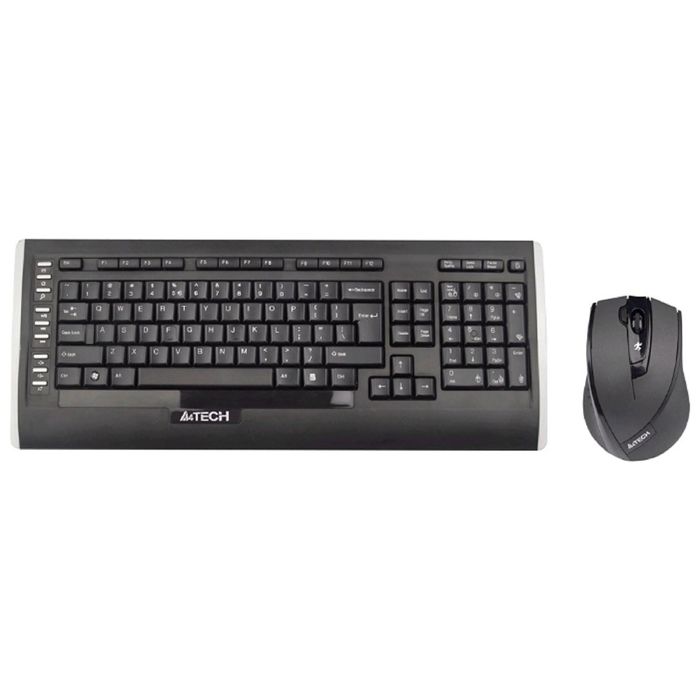 Комплект A4 9300F, клавиатура + мышь, черный
