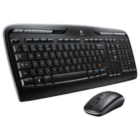 Комплект клавиатура и мышь Logitech MK330, беспроводной, мембранный, 1000 dpi, USB, черный