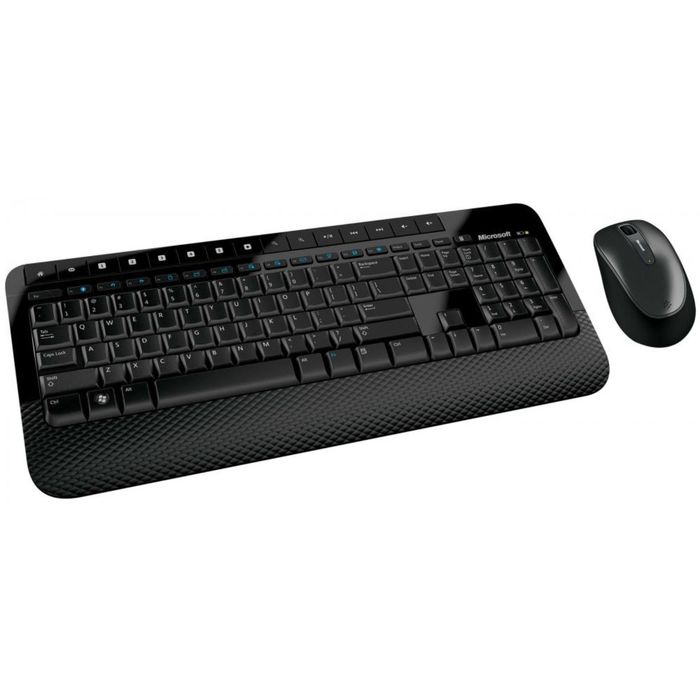 Комплект Microsoft 2000, клавиатура + мышь, черный