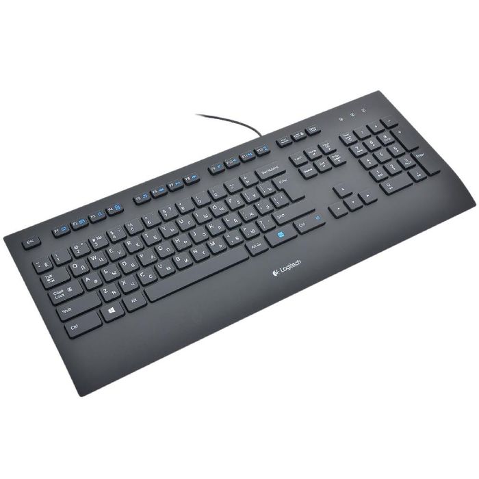 Клавиатура Logitech K280e, черный, USB