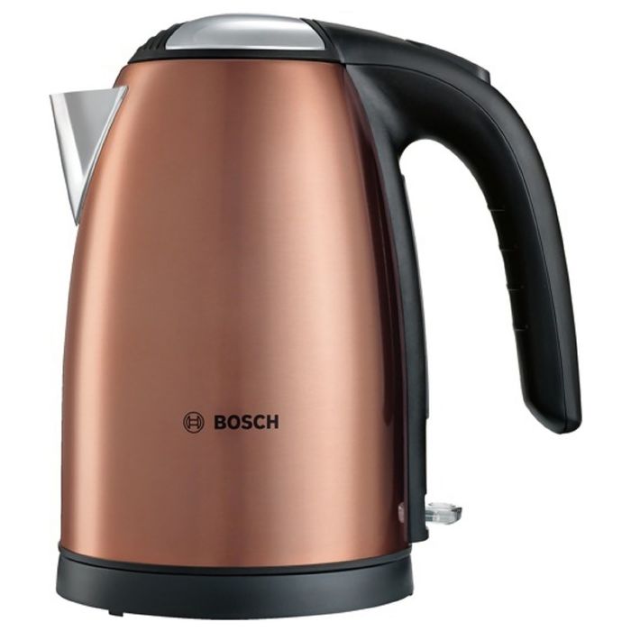 Чайник электрический Bosch TWK7809, 2200 Вт, 1.7 л, бронзовый