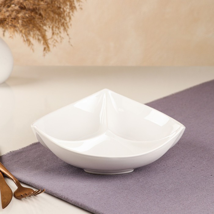 Менажница "Орешник", керамика, 22 см - фото 797729331