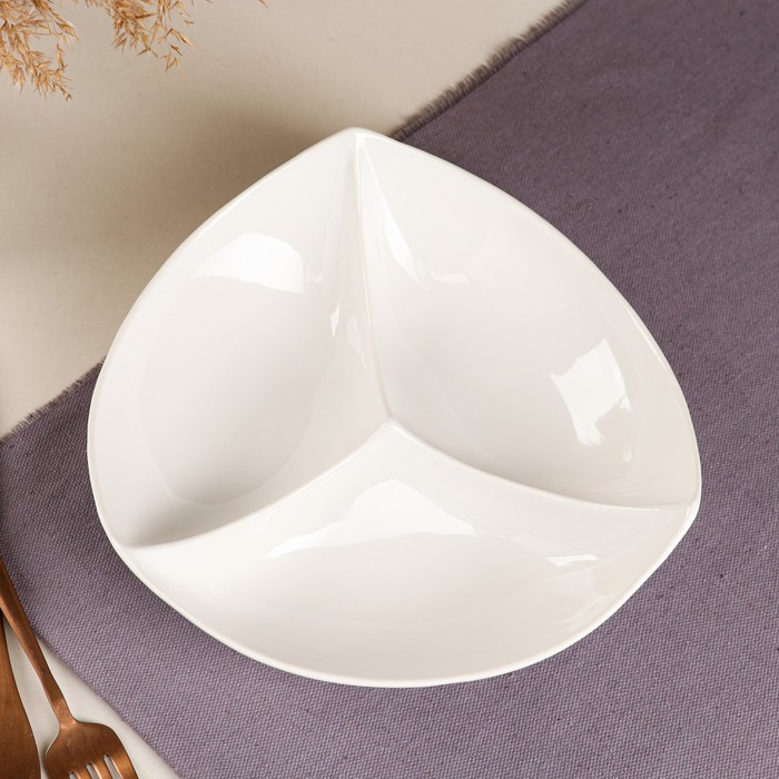 Менажница "Орешник", керамика, 22 см - фото 797729332