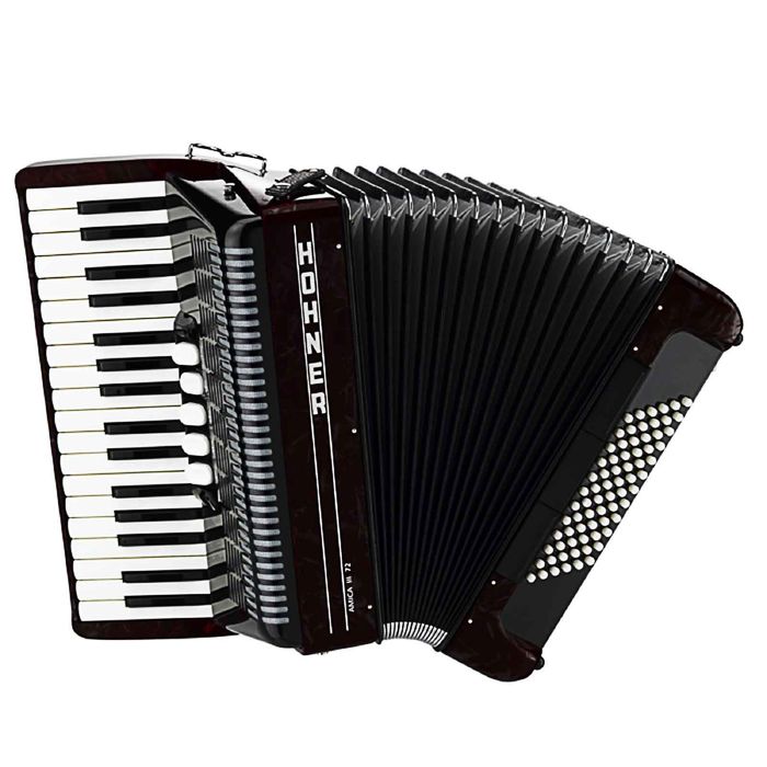 Аккордеон Hohner A3862 AMICA III 72 BK, чёрный