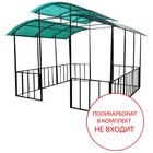 Беседка разборная "Каскато", 300 × 300 × 255 см, тёмно-коричневая, под СПК Беседка разборная "Каскато", 300 × 300 × 255 см, тёмно-коричневая, под СПК