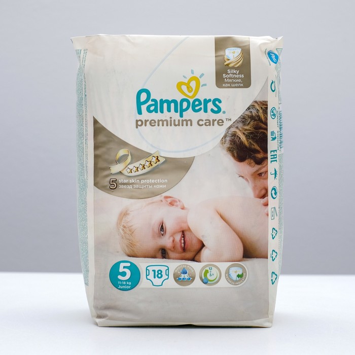 Подгузники Pampers Premium Care Junior, (11-18 кг), 18 шт