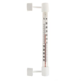 Термометр оконный, мод.ТСН-14/1, от -50°С до +50°С, на "липучке", упаковка картон, микс